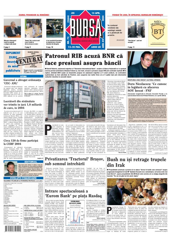 Ediţia din 01.05.2025