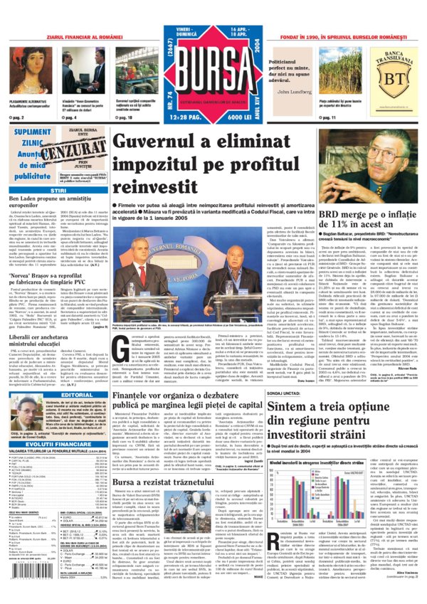 Ediţia din 01.05.2025