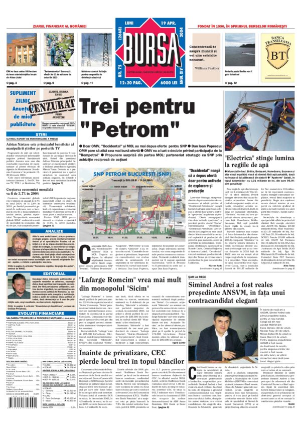 Ediţia din 01.05.2025