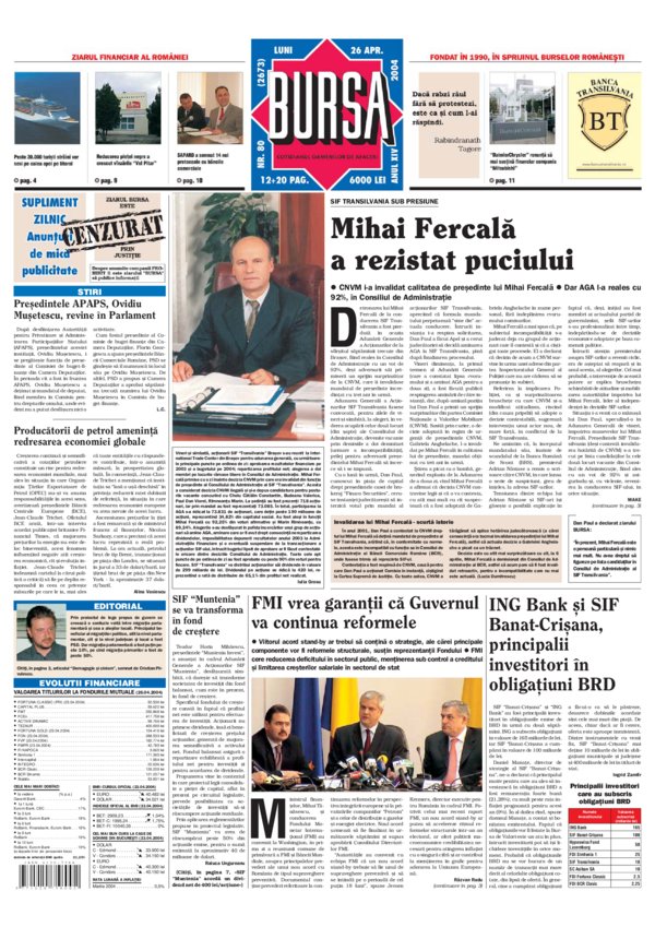 Ediţia din 01.05.2025