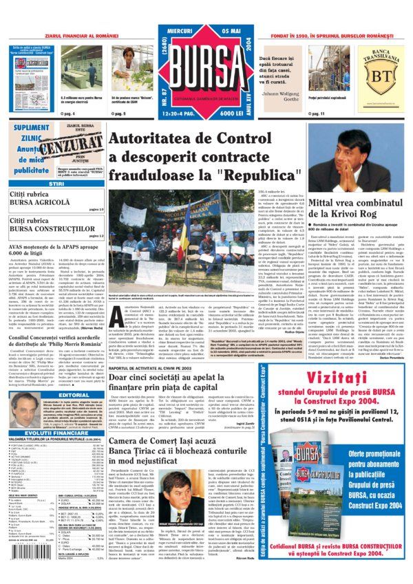 Ediţia din 05.05.2004