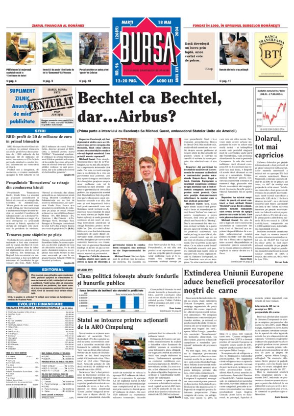Ediţia din 18.05.2004