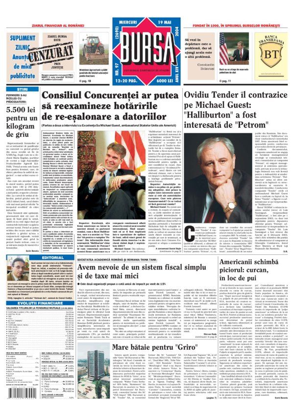 Ediţia din 19.05.2004