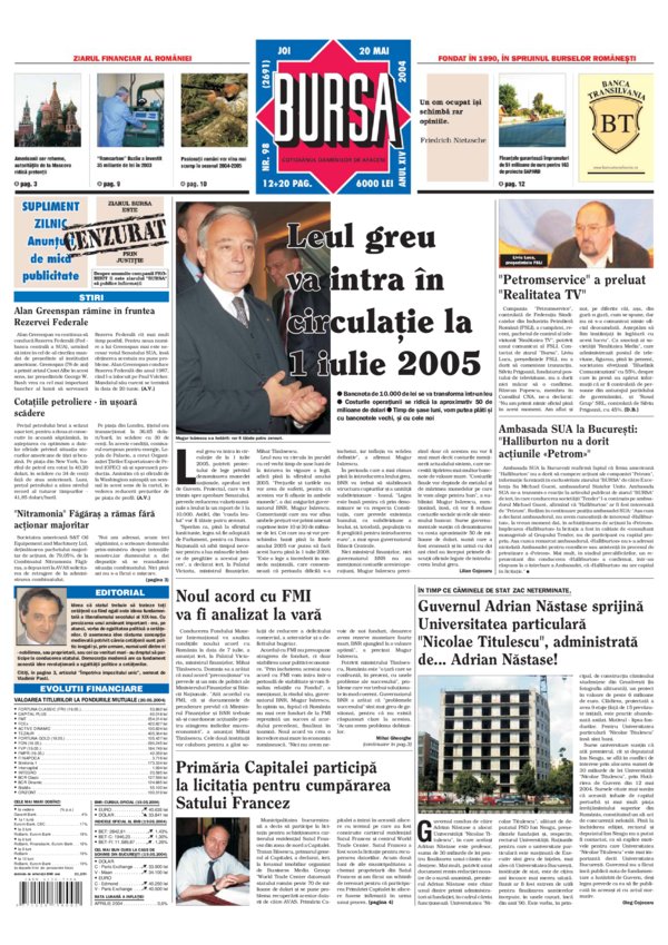Ediţia din 01.05.2025