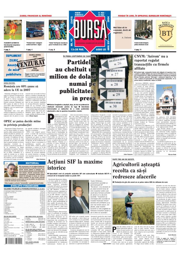Ediţia din 01.05.2025
