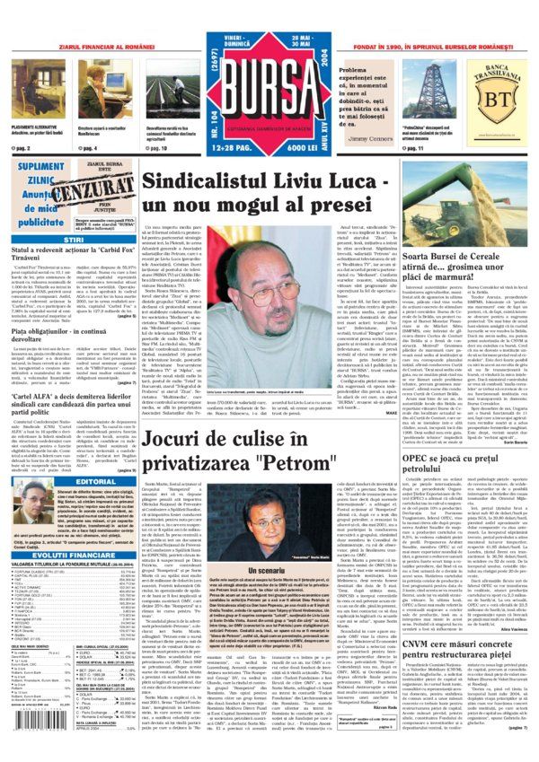 Ediţia din 28.05.2004