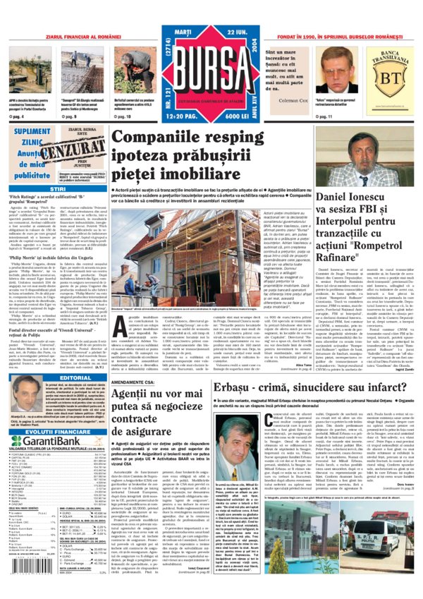 Ediţia din 22.06.2004