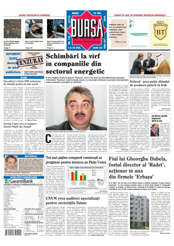 Ediţia din 29.06.2004