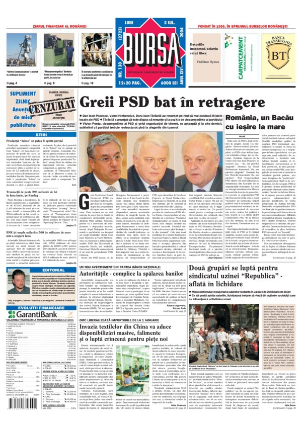 Ediţia din 05.07.2004