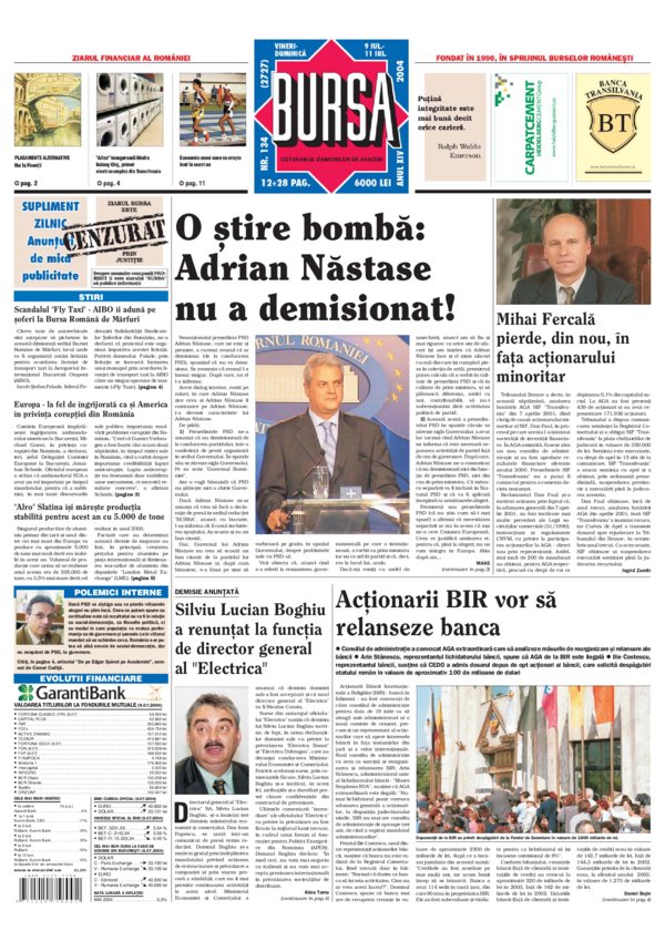 Ediţia din 09.07.2004