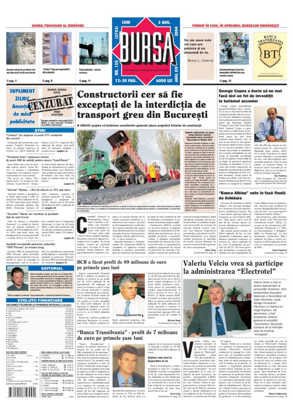Ediţia din 30.07.2026