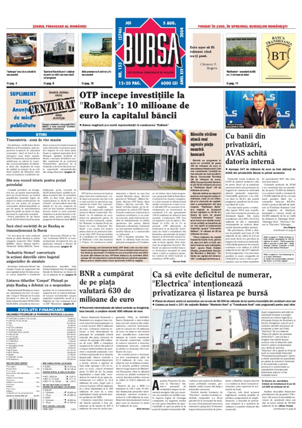 Ediţia din 05.08.2004