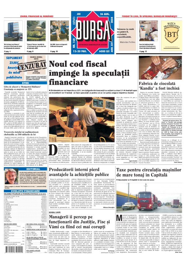 Ediţia din 26.08.2004