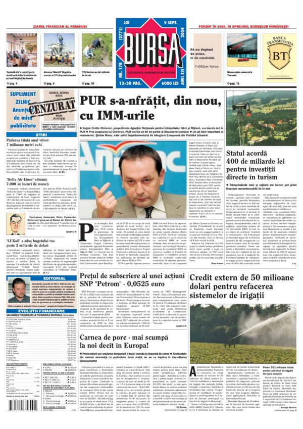 Ediţia din 09.09.2004