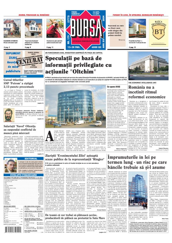 Ediţia din 10.09.2004