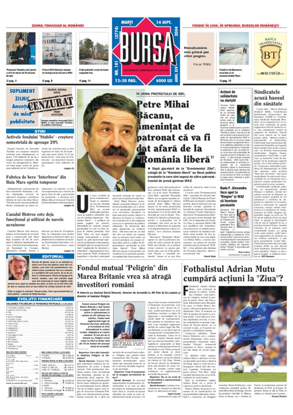 Ediţia din 14.09.2004