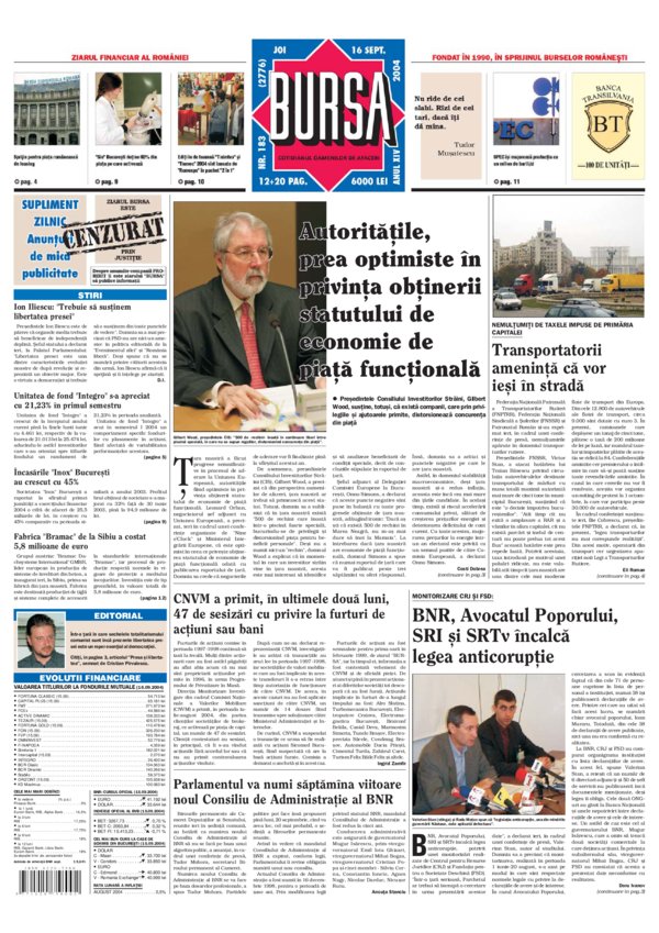 Ediţia din 16.09.2004