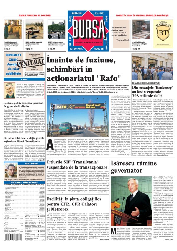 Ediţia din 22.09.2004