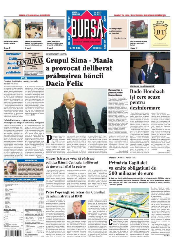 Ediţia din 24.09.2004