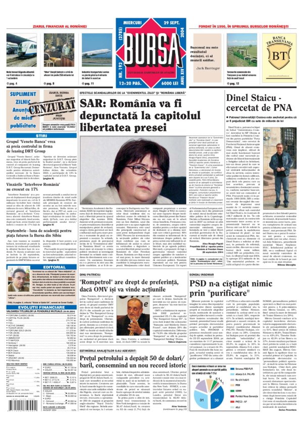 Ediţia din 29.09.2004