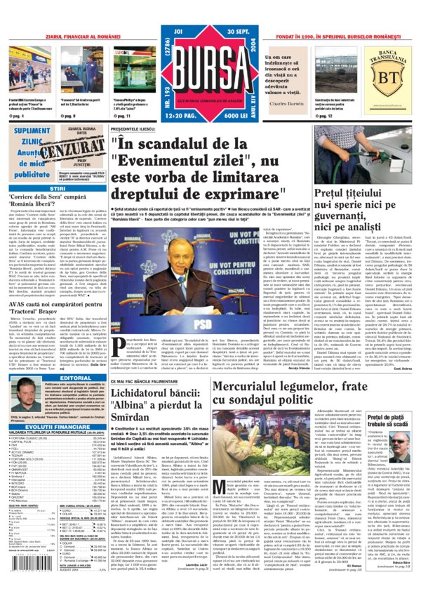 Ediţia din 30.09.2004