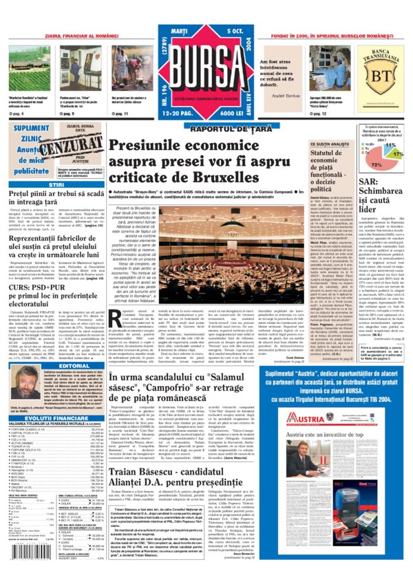 Ediţia din 05.10.2004