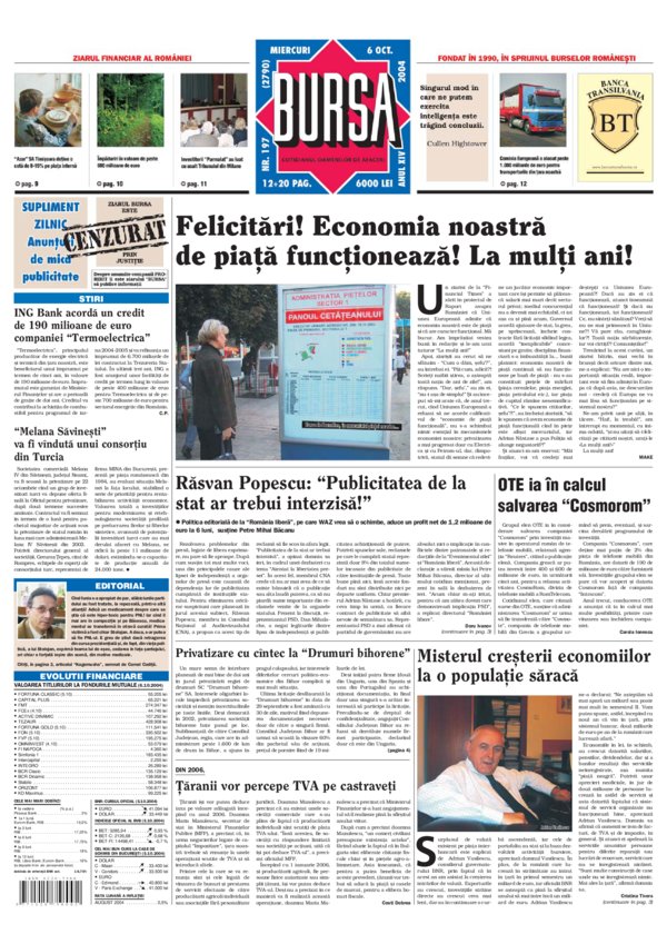 Ediţia din 06.10.2004