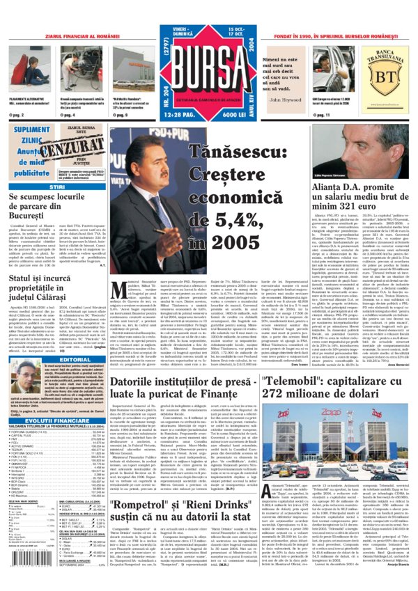 Ediţia din 15.10.2004