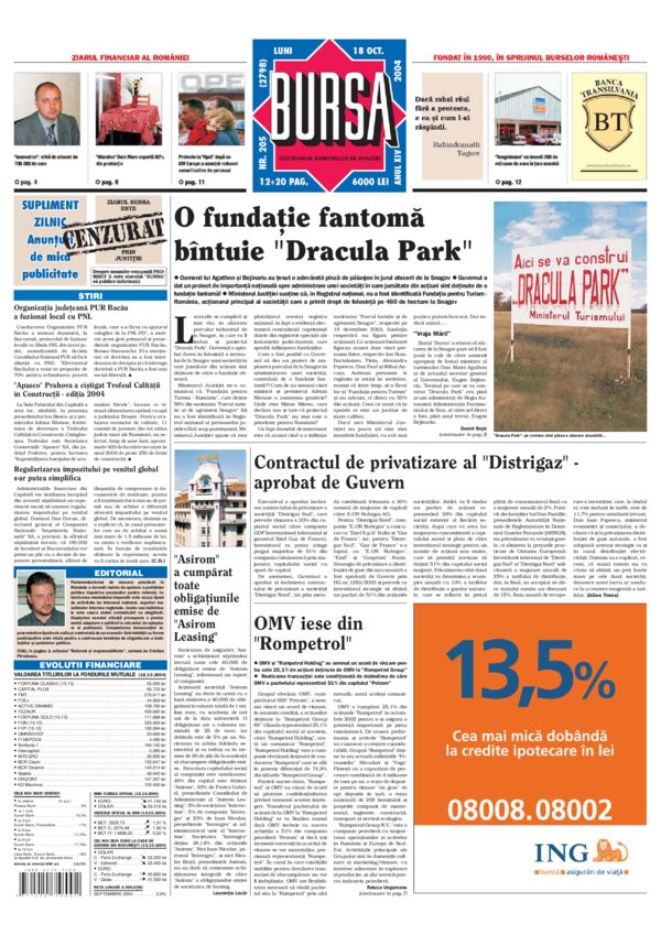 Ediţia din 18.10.2004