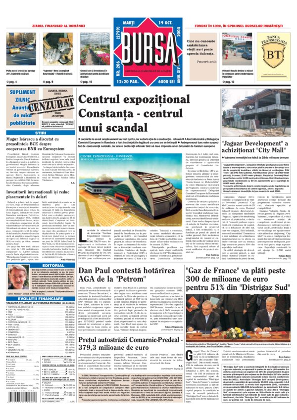 Ediţia din 19.10.2004