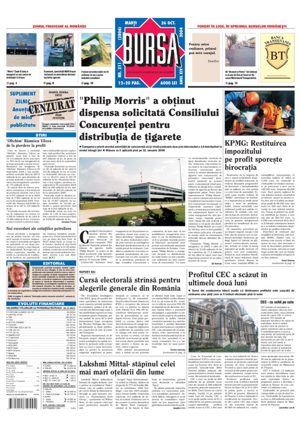Ediţia din 26.10.2004