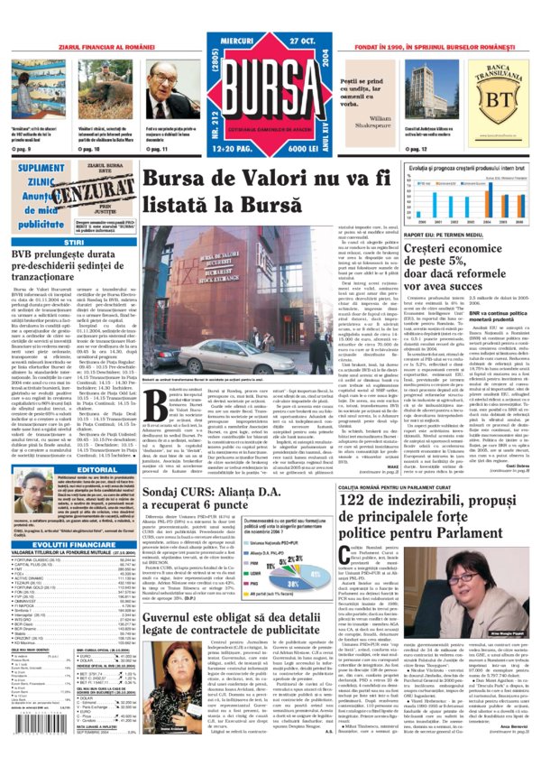 Ediţia din 27.10.2004
