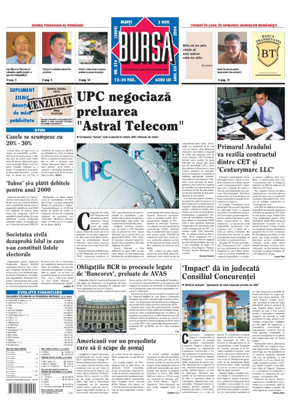 Ediţia din 02.11.2004