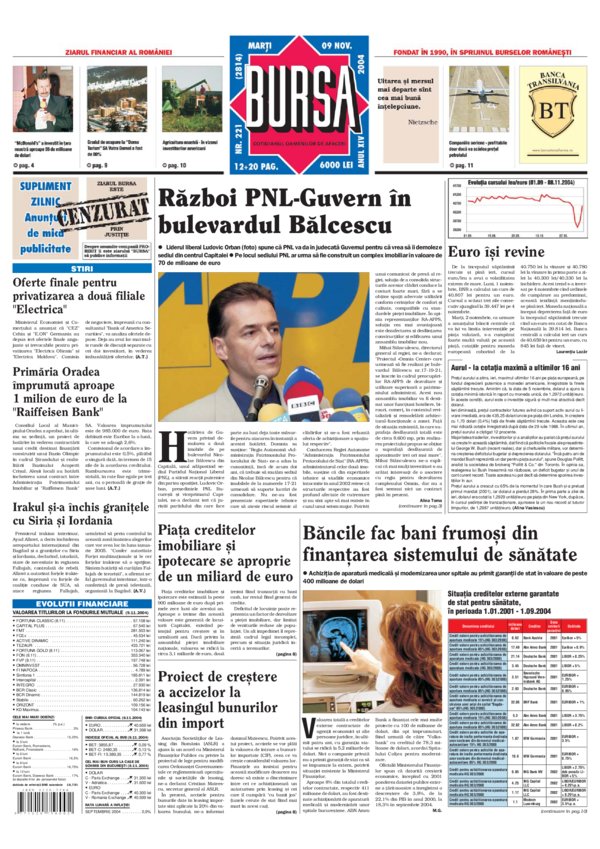 Ediţia din 09.11.2004