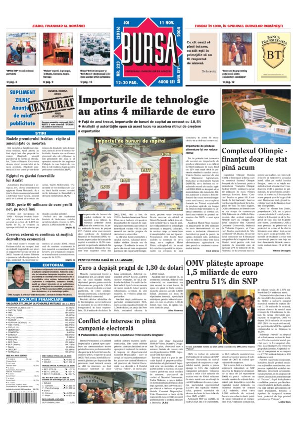 Ediţia din 11.11.2004