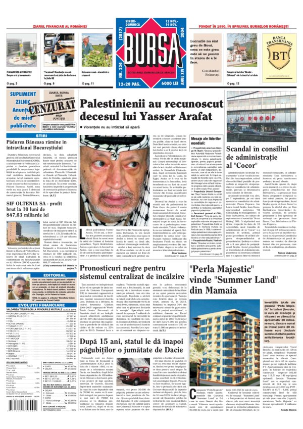 Ediţia din 12.11.2004