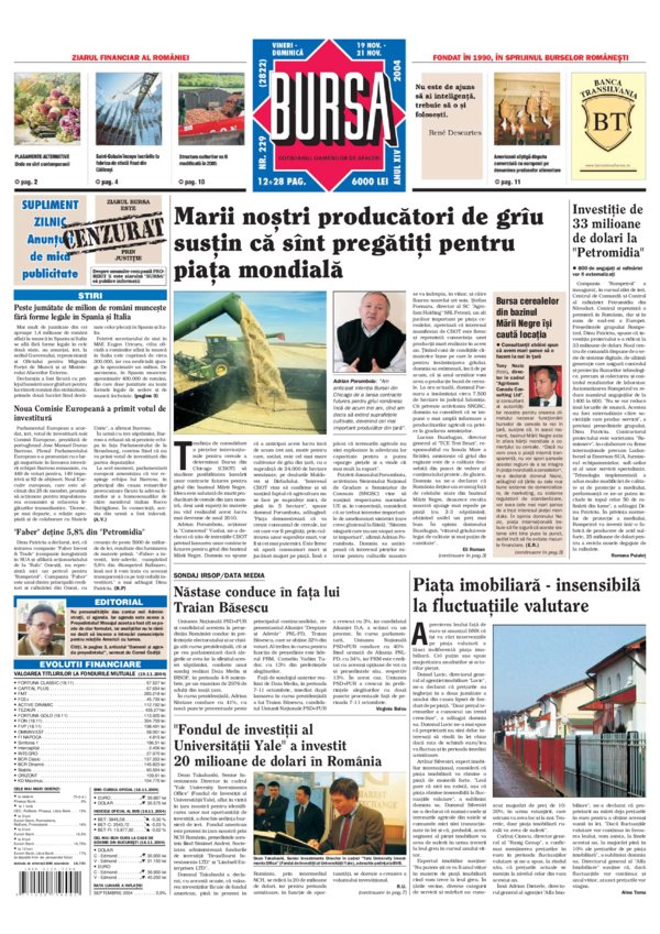 Ediţia din 19.11.2004