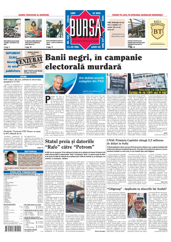 Ediţia din 22.11.2004