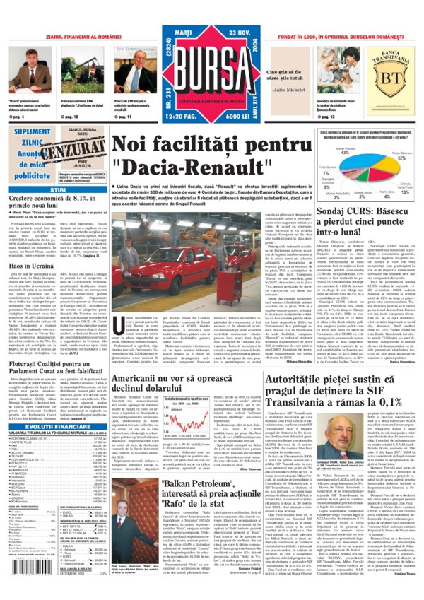 Ediţia din 23.11.2004