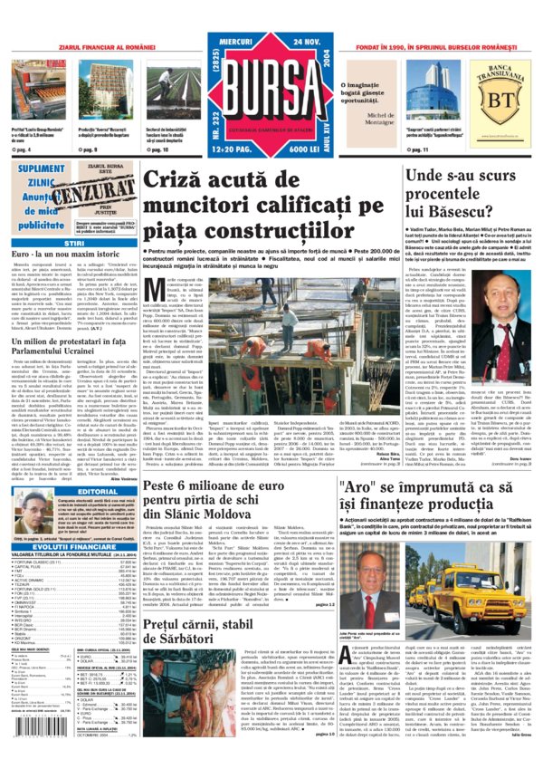 Ediţia din 24.11.2004