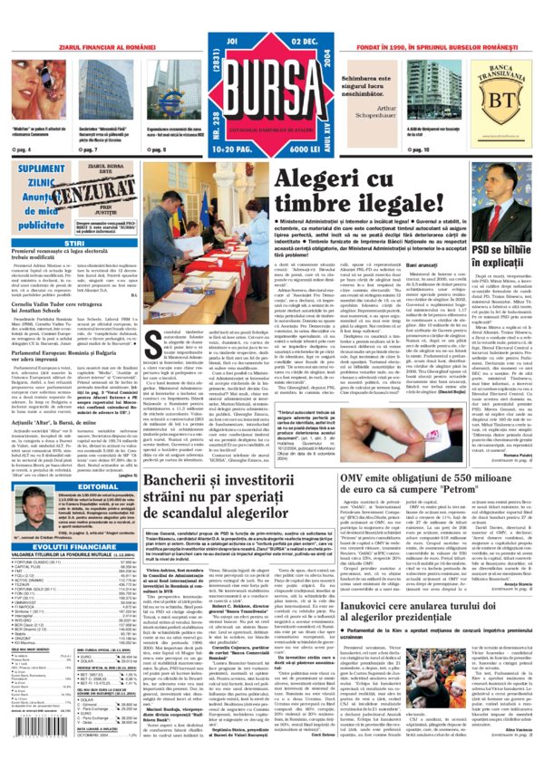 Ediţia din 02.12.2004
