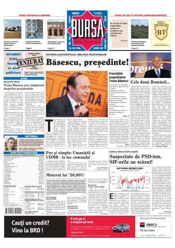 Ediţia din 14.12.2004