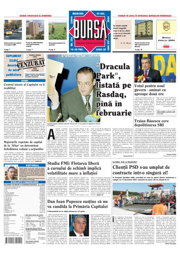 Ediţia din 29.12.2004