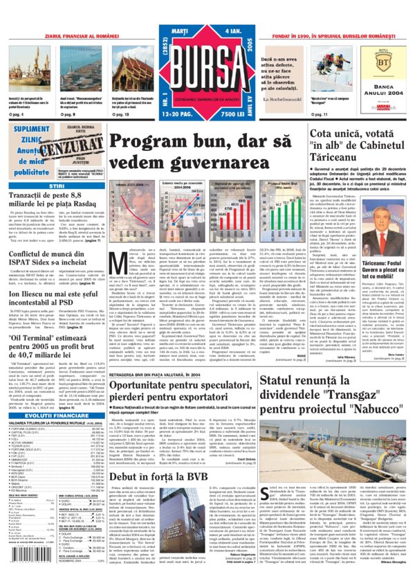 Ediţia din 04.01.2005