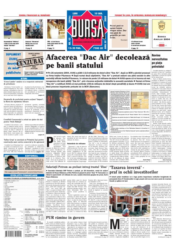 Ediţia din 10.01.2005