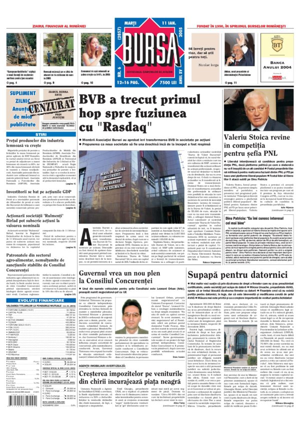 Ediţia din 11.01.2005
