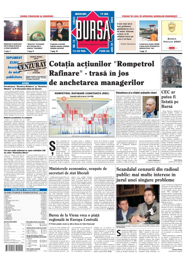 Ediţia din 19.01.2005