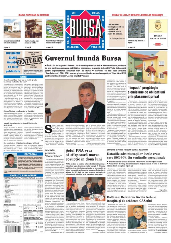 Ediţia din 20.01.2005