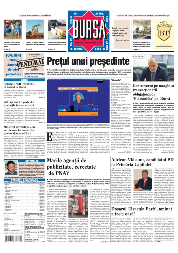 Ediţia din 01.05.2025