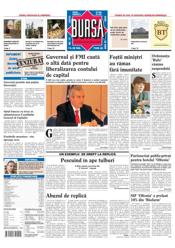 Ediţia din 28.01.2005